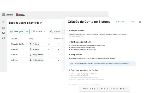 Base de conhecimento da IA da Aprova