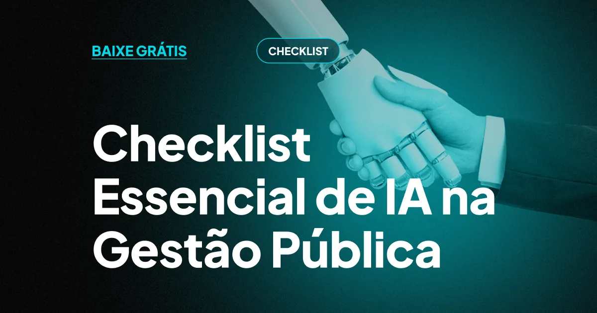 Capa do Checklist Essencial de IA na Gestão Pública