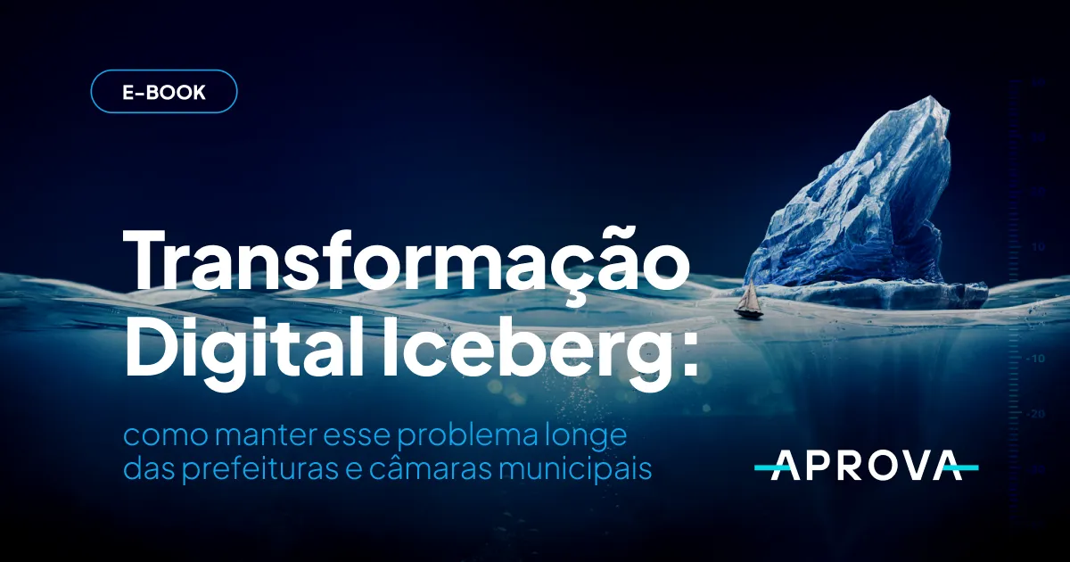 Capa do e-book sobre o Iceberg da Transformação Digital