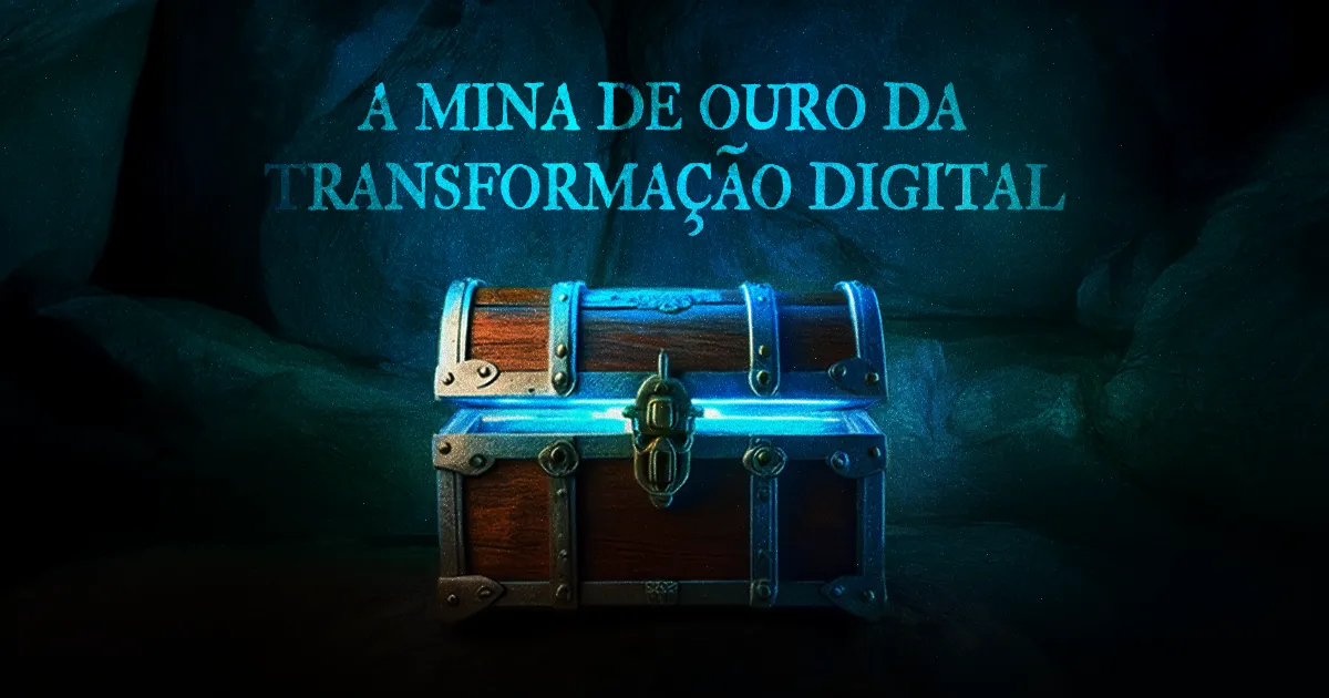 Capa do guia A mina de ouro da transformação digital