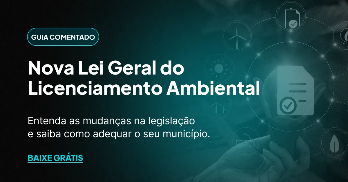 Capa do guia da Nova Lei do Licenciamento Ambiental