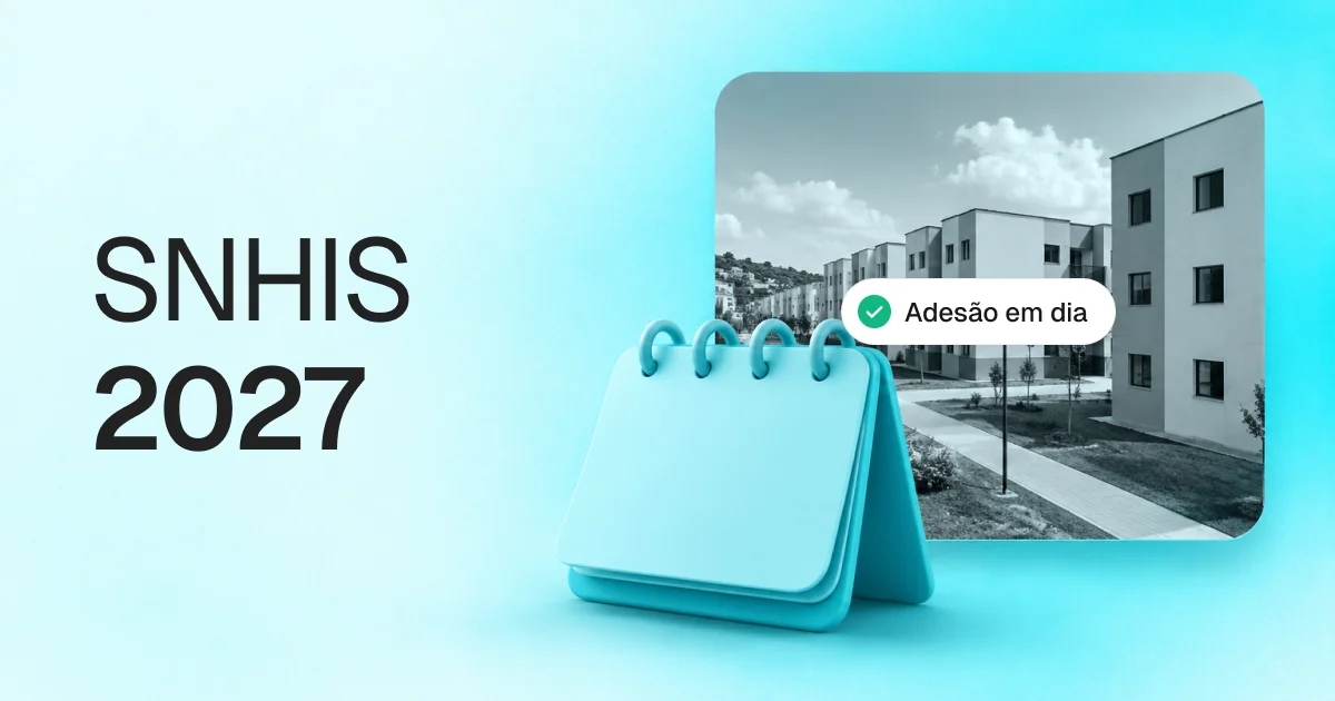 Capa do guia SNHIS 2027: o que o município precisa fazer até 31 de janeiro